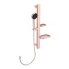 Ideal Standard ALU+ Set sprchovej hlavice, tyče a hadice, 2 prúdy, rosé BD586RO
