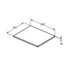 Ideal Standard i.Life B Doska pod umývadlo, 60 cm, dub T5281NX