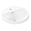 Hansgrohe Xuniva S Umývadielko, priemer 45 cm, s prepadom, otvor na batériu, SmartClean, biela 61056450-HG