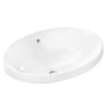 Hansgrohe Xuniva D Umývadlo, 55x40 cm, s prepadom, bez otvoru na batériu, SmartClean, biela 61058450-HG