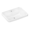 Hansgrohe Xuniva Q Umývadlo, 55x40 cm, s prepadom, bez otvoru na batériu, SmartClean, biela 61066450-HG
