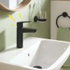 Grohe QuickFix Start Umývadlová batéria s výpusťou Push-Open, matná čierna 242042432-GR