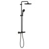 Grohe Vitalio Start Sprchový set s termostatom, priemer 25 cm, 2 prúdy, matná čierna 266772431-GR