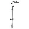 Grohe Vitalio Joy Sprchový set s termostatom, priemer 26 cm, 3 prúdy, phantom black 26403KF2-GR