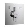 Hansgrohe  Sprchový set s batériou pod omietku, s telesom, priemer 36 cm, 3 prúdy, chróm SANI21HHH009-HG