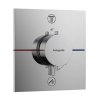 Hansgrohe  Sprchový set s termostatom pod omietku, s telesom, priemer 36 cm, 3 prúdy, chróm SANI21HHH011-HG
