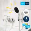 Grohe QuickFix Start Vaňová batéria s príslušenstvom, chróm 25283002-GR