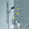 Grohe Vitalio Start Set sprchovej hlavice, tyče a hadice, 3 prúdy, chróm 26032001-GR
