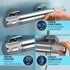 Grohe Precision Feel Sprchový set s termostatom, 3 prúdy, chróm 34791001-GR