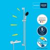 Grohe Precision Get Sprchový set s termostatom, chróm 34857000-GR