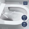 Grohe Rapid SLX Set predstenovej inštalácie, elektronického bidetu a dosky, alpská biela 36509SH0-GR