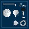 Grohe QuickFix Start Sprchový set pod omietku, priemer 25 cm, 2 prúdy, chróm 25292000-GR