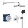 Grohe QuickFix Start Sprchový set pod omietku, priemer 25 cm, 2 prúdy, chróm 25292000-GR