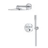 Grohe Precision SmartControl Sprchový set s termostatom pod omietku, priemer 31 cm, 2 prúdy, chróm 34874000-GR