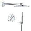 Grohe Precision SmartControl Sprchový set s termostatom pod omietku, priemer 31 cm, 2 prúdy, chróm 34874000-GR