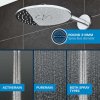 Grohe Precision SmartControl Sprchový set s termostatom pod omietku, priemer 31 cm, 2 prúdy, chróm 34874000-GR