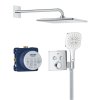 Grohe Precision SmartControl Sprchový set s termostatom pod omietku, 31x31 cm, 3 prúdy, chróm 34876000-GR