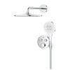Grohe Precision SmartControl Sprchový set s termostatom pod omietku, priemer 31 cm, 3 prúdy, chróm 34877000-GR
