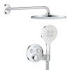 Grohe Precision SmartControl Sprchový set s termostatom pod omietku, priemer 31 cm, 3 prúdy, chróm 34877000-GR