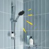 Grohe Vitalio Comfort Set sprchovej hlavice, tyče a hadice, 2 prúdy, chróm 2639810E-GR