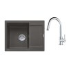 Franke Sety Kuchynský set G256ŠB, fragranitový drez MRG 611-62 a batéria FS 3229.031, šedá bridlica/chróm 114.0720.183