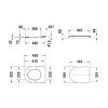 Duravit Qatego WC doska, SoftClose, biela 0026890000