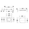 Duravit Qatego WC doska, SoftClose, biela 0027490000