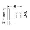 Duravit  Držiak sprchy, chróm UV0620006000
