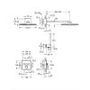 Grohe Vitalio SmartActive Sprchový set s termostatom pod omietku, 31x31 cm, 2 prúdy, chróm 34875000-GR