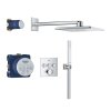 Grohe Vitalio SmartActive Sprchový set s termostatom pod omietku, 31x31 cm, 2 prúdy, chróm 34875000-GR