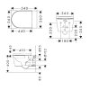 Hansgrohe EluPura S Original Závesné WC s doskou SoftClose, Rimless, biela 62050450-HG