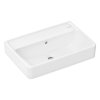 Hansgrohe Xanuia Q Umývadlo 55x37 cm, s prepadom, bez otvoru na batériu, SmartClean, biela 61121450-HG