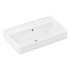 Hansgrohe Xanuia Q Umývadlo 65x39 cm, s prepadom, bez otvoru na batériu, SmartClean, biela 61129450-HG
