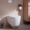 Hansgrohe EluPura S Závesné WC s doskou SoftClose, Rimless, AquaFall Flush, biela 60292450-HG
