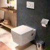 Hansgrohe EluPura Original Q Závesné WC s doskou SoftClose, Rimless, AquaChannel Flush, SmartClean, biela 61182450-HG