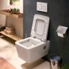 Hansgrohe EluPura Original Q Závesné WC s doskou SoftClose, Rimless, AquaChannel Flush, SmartClean, biela 61182450-HG