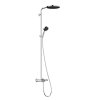 Hansgrohe Pulsify S Puro Sprchový set s vaňovým termostatom, priemer 26 cm, 3 prúdy, EcoSmart, chróm 24232000-HG