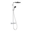 Hansgrohe Pulsify S Puro Sprchový set s termostatom, priemer 26 cm, 3 prúdy, EcoSmart, chróm 24237000-HG