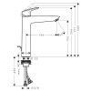 Hansgrohe Logis Umývadlová batéria s výpusťou, EcoSmart, chróm 71095000-HG