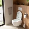 kielle Oudee Závesné WC s doskou SoftClose, Rimless Vortex+, biela 30102005