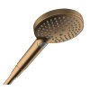 Hansgrohe Raindance Select S Sprchová hlavica, 3 prúdy, EcoSmart+, kefovaný bronz 26516140-HG