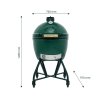 Big Green Egg XL koty na voziku