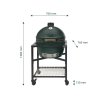 Big Green Egg XL koty v ráme