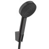 Hansgrohe Pulsify S Set sprchovej hlavice, držiaka a hadice, EcoSmart+, matná čierna 24307670-HG