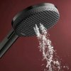 Hansgrohe Raindance Alive Select S Sprchová hlavica, 3 prúdy, EcoSmart, kefovaný čierny chróm 24511340-HG