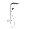 Hansgrohe Raindance Alive Q Sprchový set s termostatom, 21x34 cm, 3 prúdy, EcoSmart, chróm 24591000-HG