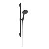 Hansgrohe Raindance Alive Select S Set sprchovej hlavice, tyče a hadice, 3 prúdy, EcoSmart, matná čierna 24602670-HG