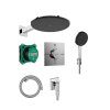 Hansgrohe Raindance Alive S Sprchový set s termostatom pod omietku, priemer 30 cm, 3 prúdy, chróm 24630000-HG