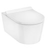 Hansgrohe EluPura S Závesné WC s doskou SoftClose, Rimless, AquaHelix Flush, EcoSmart, biela 60344450-HG