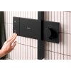 Hansgrohe Raindance Alive Q Sprchový set s termostatom, 21x34 cm, 3 prúdy, matná čierna 24580670-HG